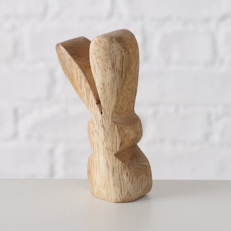 Lapin "Boewn" en Bois de Manguier H.9cm – Image 7