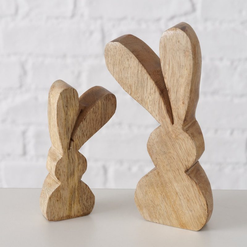 Lapin "Boewn" en Bois de Manguier H.9cm – Image 5