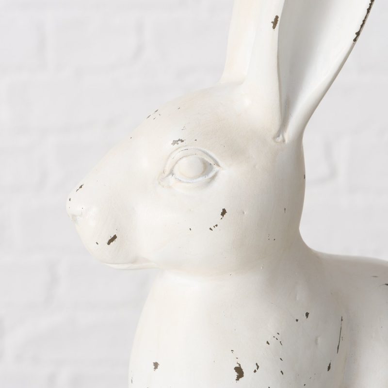 Lapin "Bianca" en Résine Blanche H.30cm – Image 6