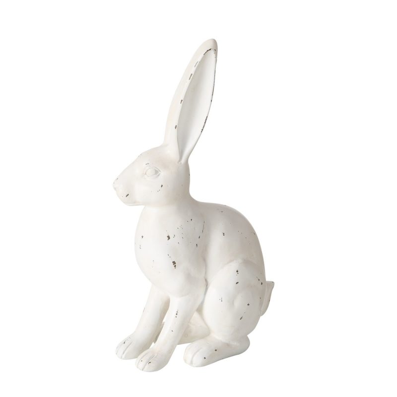 Lapin "Bianca" en Résine Blanche H.30cm – Image 5