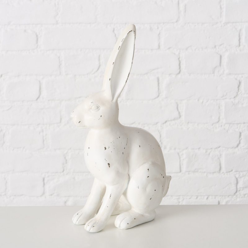 Lapin "Bianca" en Résine Blanche H.30cm – Image 4