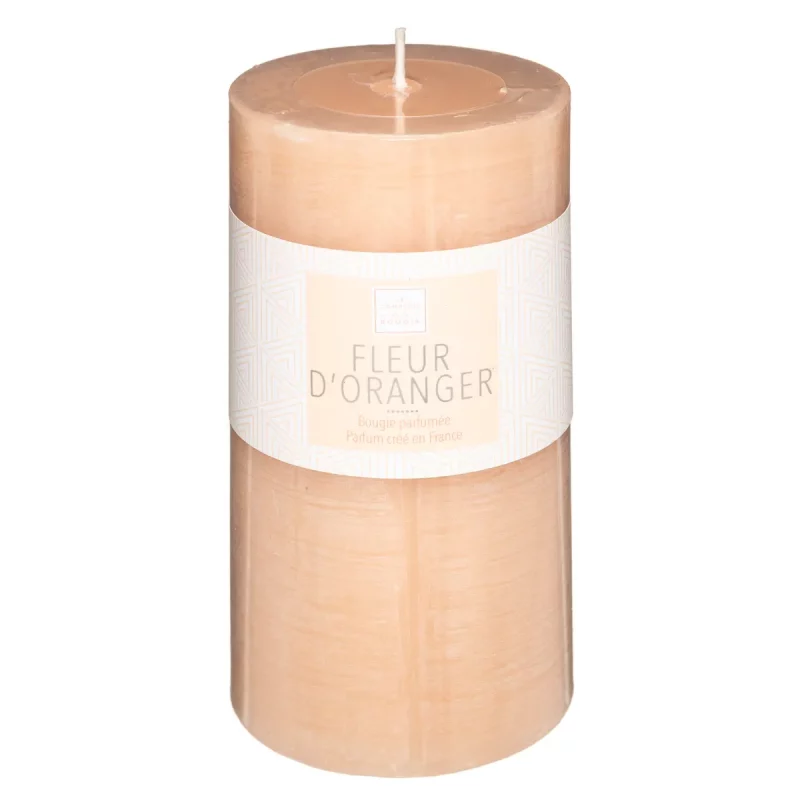 Bougie Cylindrique Parfumée "Eléa" ø7xH.14cm, Parfum au Choix – Image 2